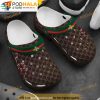Luxury Gucci Snake Fly Vintage Web Brown 3D Funny Crocs Slippers