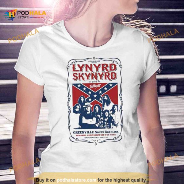 Lynyrd Skynyrd with Ted Nugent Greenville South Carolina Shirt