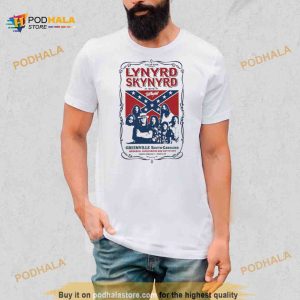 Lynyrd Skynyrd with Ted Nugent Greenville South Carolina Shirt 2