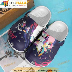 Lyrics Cover Of The Rolling Stone 3D Funny Crocs