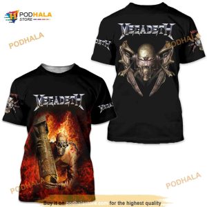 MEGADETH 3D Shirt wkG
