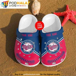 MLB Baseball Minnesota Twins Personalized 3D Funny Crocs Clog Shoes