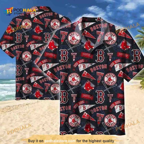 MLB Boston Red Sox MLB Hawaiian Shirt, Sports Gift For Dad