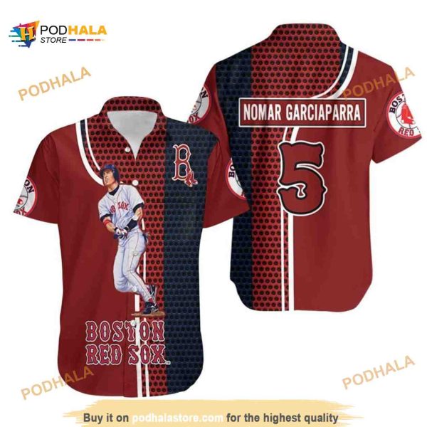 MLB Nomar Garciaparra Boston Red Sox MLB Hawaiian Shirt, Gift For Baseball Fans