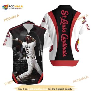 St. Louis Cardinals Black N White 3D Baseball Jersey Shirt - Bring