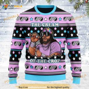Macho Man WWE The Cream Of The Crop 3D Funny Ugly Sweater