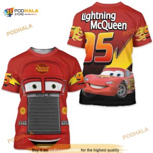 Mack Cars 3D Shirt, Disney Cars Costume, Disney Cars 3D Shirt