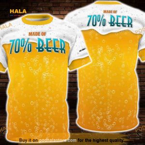 Made of BEER 70 Retro Beer Foam 3D All Over Print