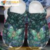 Magical Green Butterfly 3D Funny Crocs
