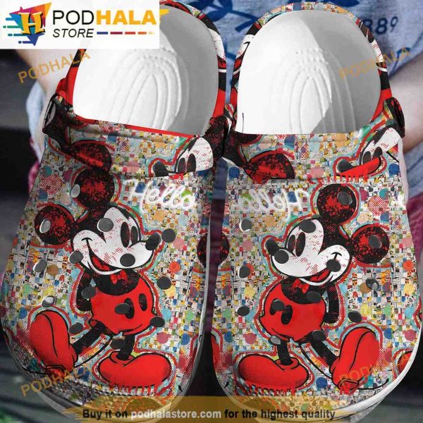Magical Mickey Mouse 3d 3D Funny Crocs Clog Shoes