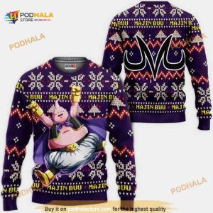 Majin Buu Fat Anime Dragon Ball Xmas Ugly Christmas Sweater