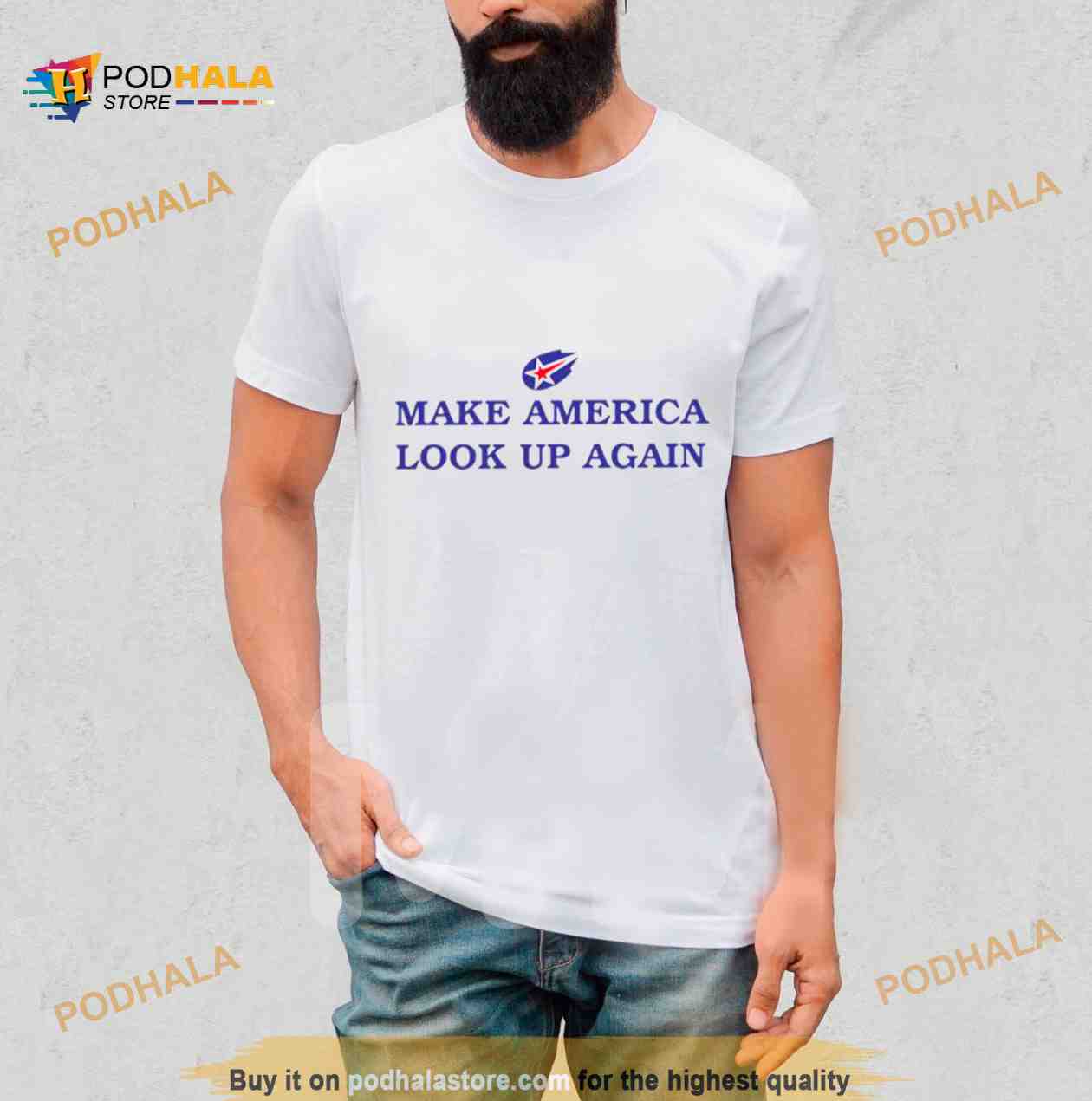 Make America Look Up Again Superbad Shirt Make America Look Up Again Superbad Shirt