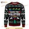 Make The Yuletide Gay Pride Ugly Sweater