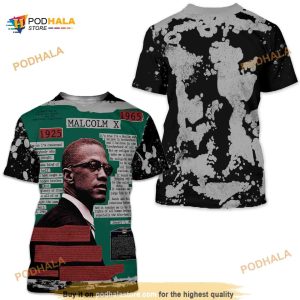 Malcolm X 3D Shirt euphoria, Rue's Malcolm X 3D Shirt