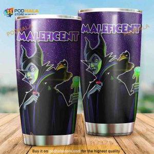 Maleficent Disney Villains Disney9 Coffee Tumbler, Funny Tumbler