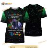 Maleficent Quotes Green Black Pattern Disney Cartoon Outfits Unisex Casual 3D Shirt