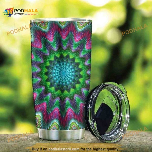 Mandala Gift Travel Coffee Tumbler All Over Print, Funny Tumbler