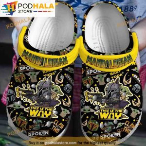 Mandalorian Star Wars 3D Funny Crocs Slippers