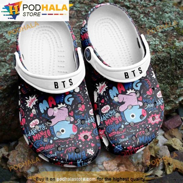Mang Bts 3D Funny Crocs Clog Shoes
