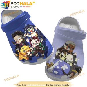 Manga Demon Slayer 3D Funny Crocs