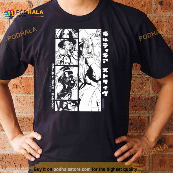 Manga Design Testament Guilty Gear Shirt