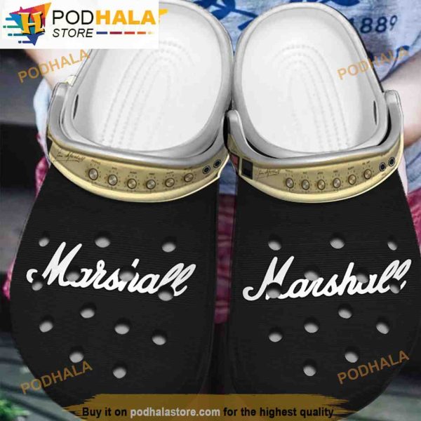 Marshall Black Music 3D Funny Crocs