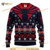 Marvel Comics Spiderman Logo Ugly Xmas Wool Sweater