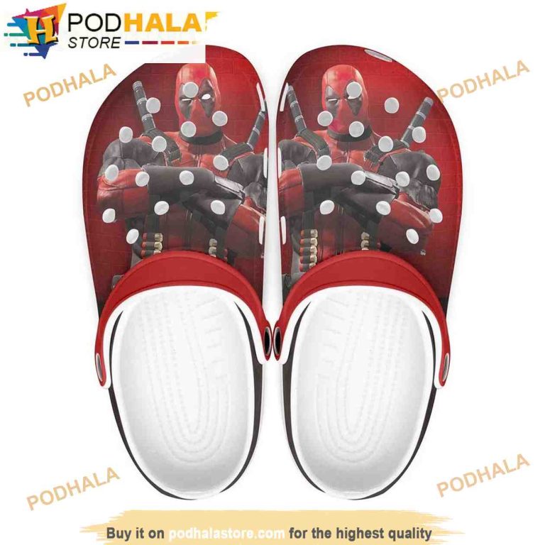 Deadpools 3D Crocs, Funny Crocs - Podhalastore