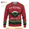 Master Yoda The Season To Be Jolly It Is Xmas Wool Ugly Sweater