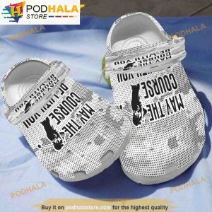 May The Course Be With You Golf 3D Funny Crocs