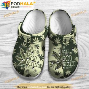 Mens Weed 3D Funny Crocs