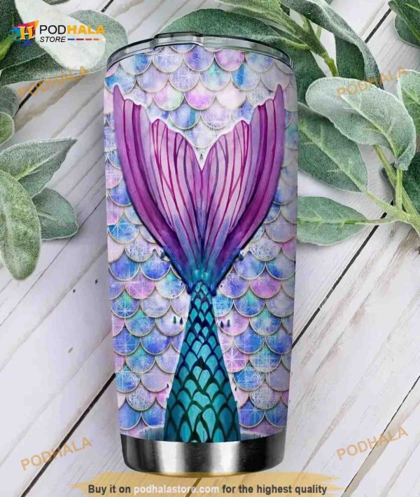 Mermaid Layer Personalized Stainless Steel Cup Coffee Tumbler