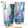 Mermaid Ocean Bling Bling Gift Travel Coffee Tumbler