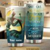 Mermaid She Has The Soul Of A Gypsy Personalized Ocean Coffee Tumbler