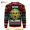 Merry Chilmas Cute Baby Yoda Xmas Wool Ugly Sweater