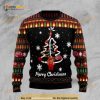 Merry Christmas Firefighter Xmas Wool Ugly Sweater