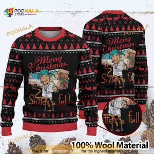 Merry Christmas Shitter’s Full Ugly Christmas Sweater