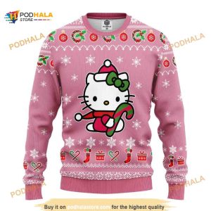 Merry Xmas Hello Kitty Gifts, Cute Hello Kitty Ugly Christmas Sweater
