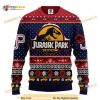 Merry Xmas Jurassic World Jurassic Park Ugly Xmas Wool Sweater
