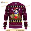 Merry Xmas Snow White Cartoon Ugly Christmas Sweater