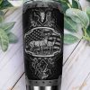 Metal Style Deer Hunting Stainless Steel Cup Coffee Tumbler, Funny Tumbler
