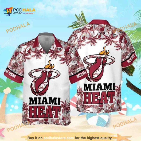 Miami Heat NBA Hawaiian Shirt, Summer Beach Gift