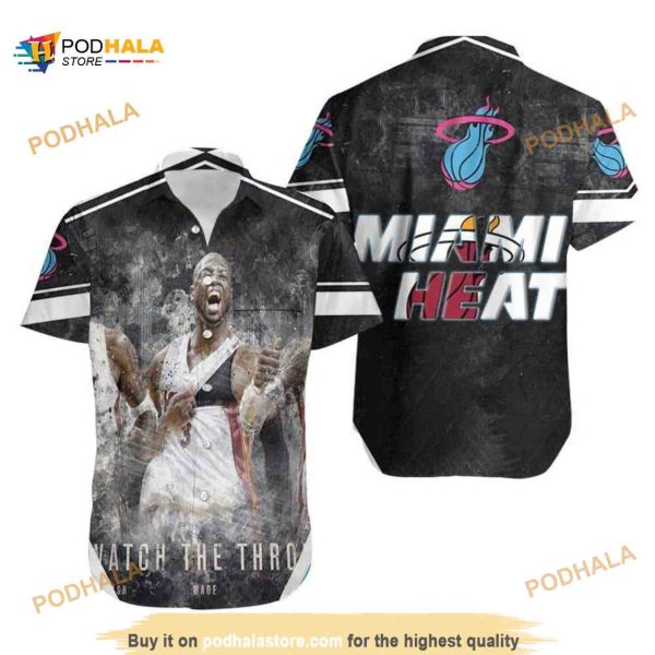 Miami Heat NBA Hawaiian Shirt, Watch The Throne Aloha Shirt