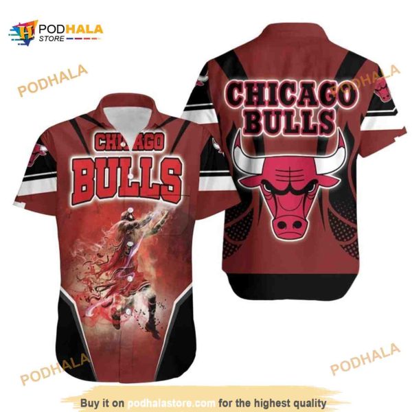 Michael Jordan Chicago Bulls Funny Hawaiian Shirt