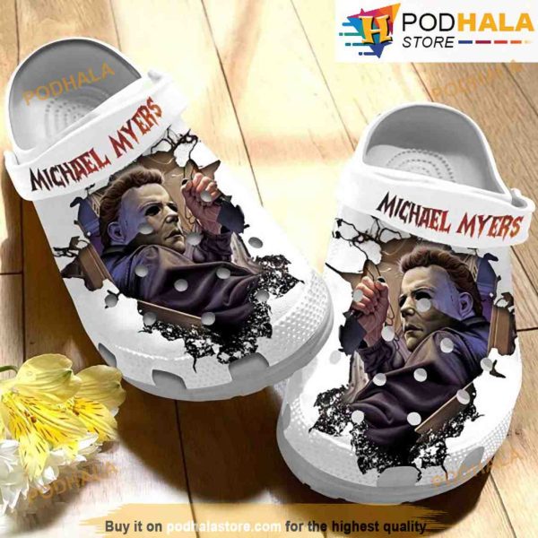 Michael Myers 3D Funny Crocs Halloween
