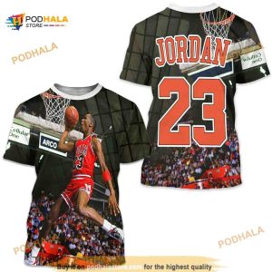 Micheal Jordan All Over Print 3D Shirt