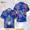 Michelob Ultra Beer Funny Hawaiian Shirt, Tropical Flower Pattern Aloha Shirt