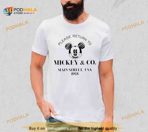 Mickey & Co main street USA 1928 Shirt