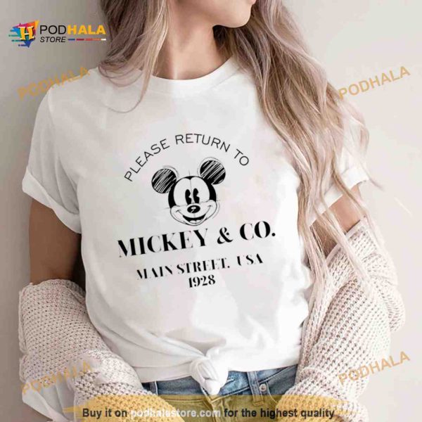 Mickey & Co main street USA 1928 Shirt