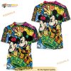 Mickey & Minnie Mouse Geometric Disney Graphic Cartoon All Over Print 3D Shirt